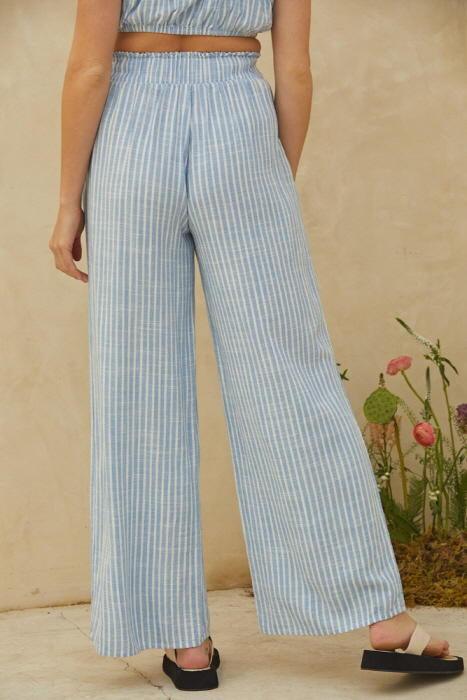 Olive and Bette's - The Southampton Pants - Ivory Blue