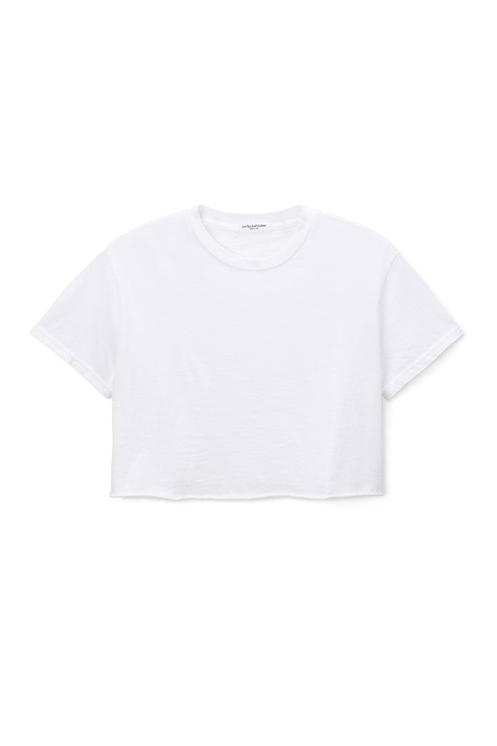 Perfect White Tee - Courtney Cropped Tee