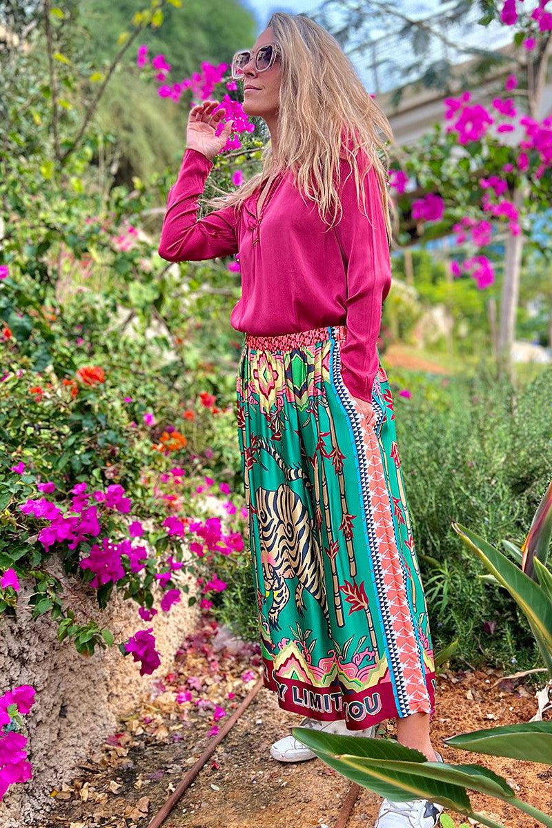 Me369 - Joy Printed Midi Skirt - Forest Spirit — Olive & Bette's